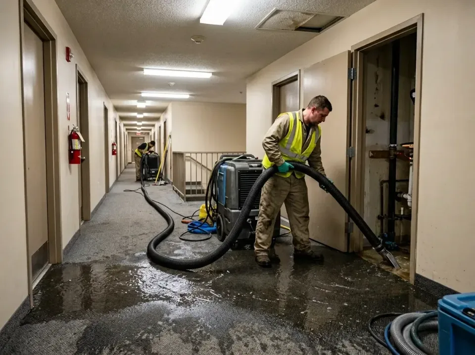 multi-unit-apartment-hallway-f-005 — frequently asked questions, Emergency Burst Pipe Water Extraction & Removal in Fort Pla…